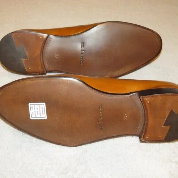 Kiton Huston Brown Calf Leather Moccasain Tassel Loafers 10 NWOB main image 5